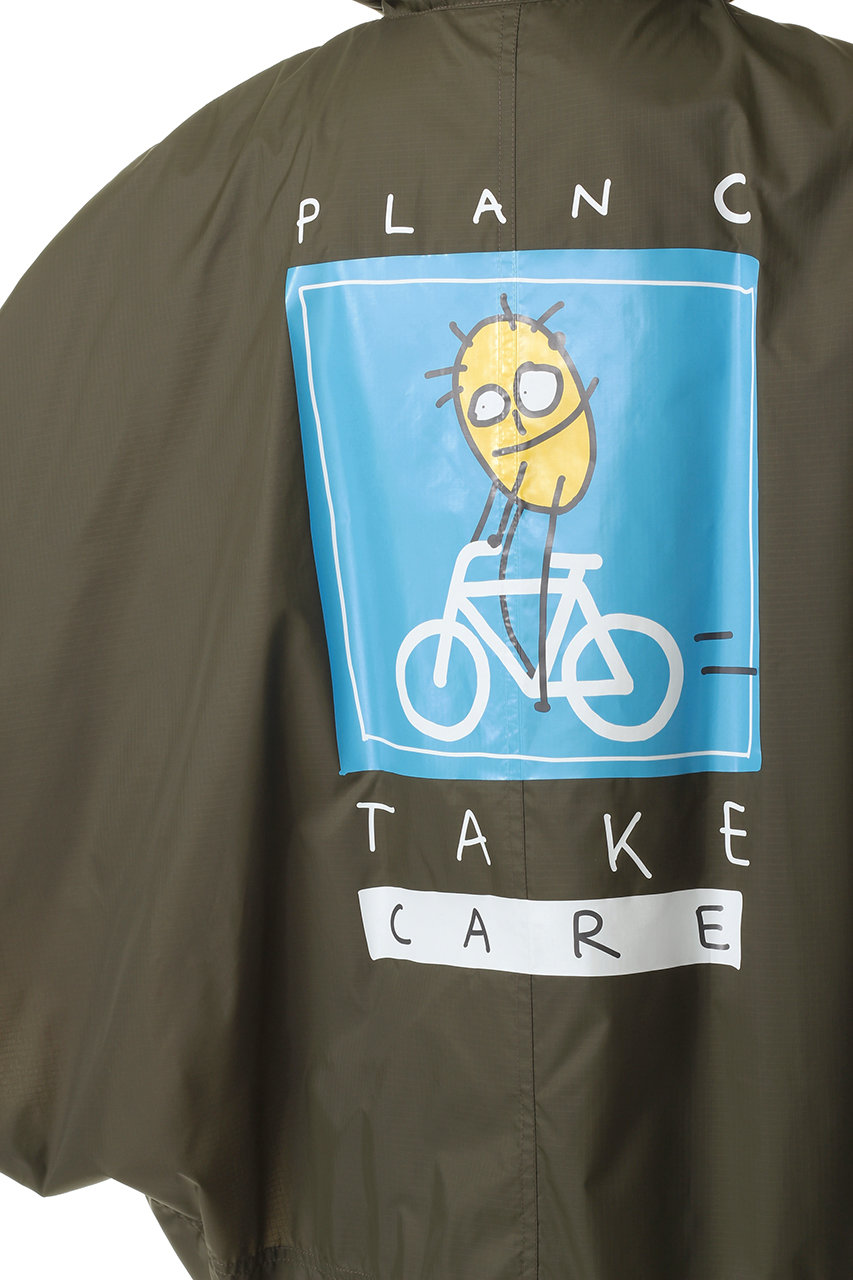 PLAN C [TAKE CARE]RIDE THE BIKE ショートポンチョ