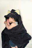 【KIDS】ねこさんフード付バスタオル