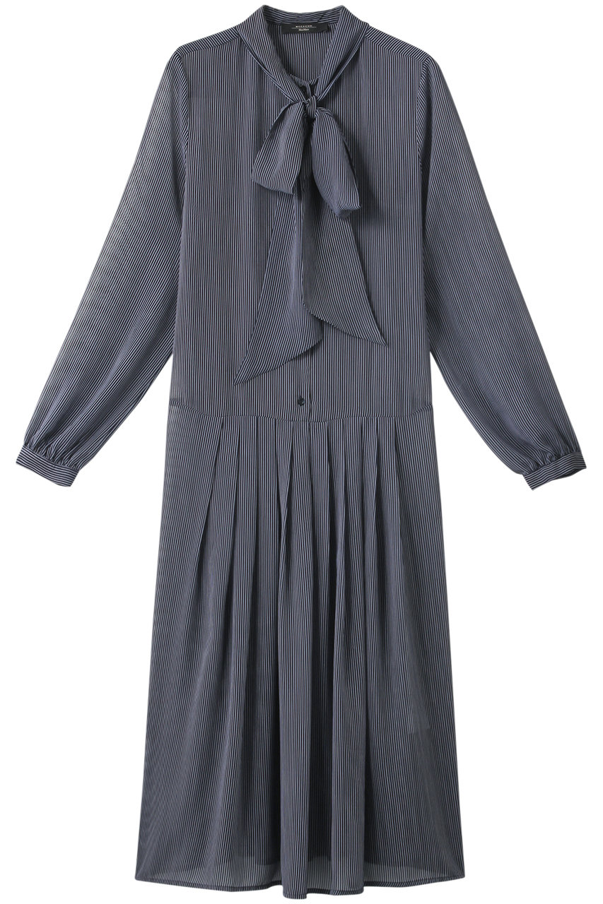SALE 【30%OFF】 Weekend Max Mara ウィークエンド マックスマーラ シフォンワンピース ウルトラマリン