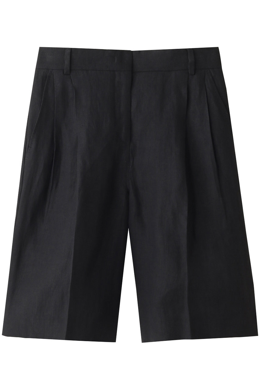 SALE 【30%OFF】 Weekend Max Mara ウィークエンド マックスマーラ リネンタックショートパンツ ブラック