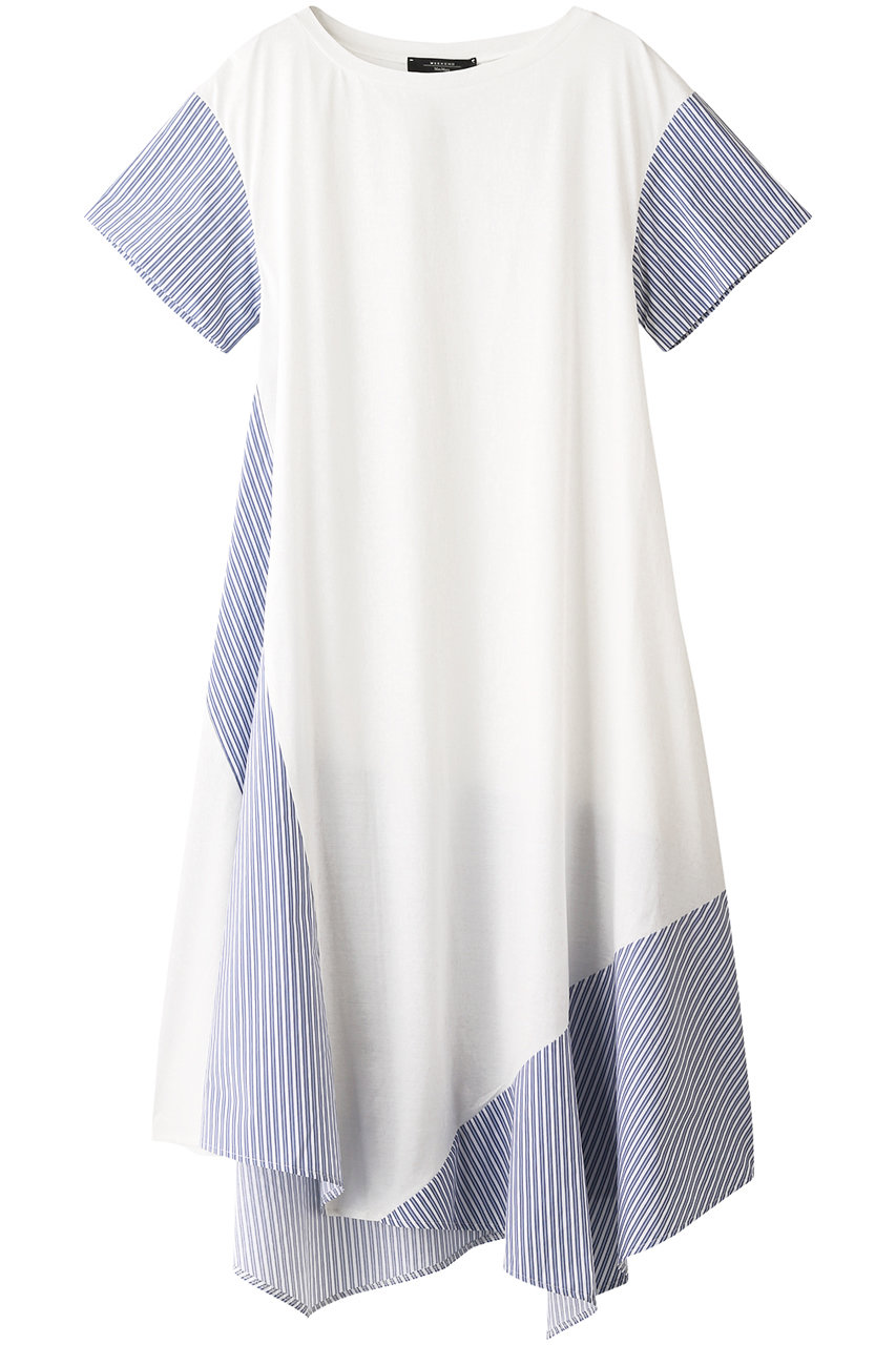 SALE 【30%OFF】 Weekend Max Mara ウィークエンド マックスマーラ コットンジャージーアシメヘムドレス ホワイト