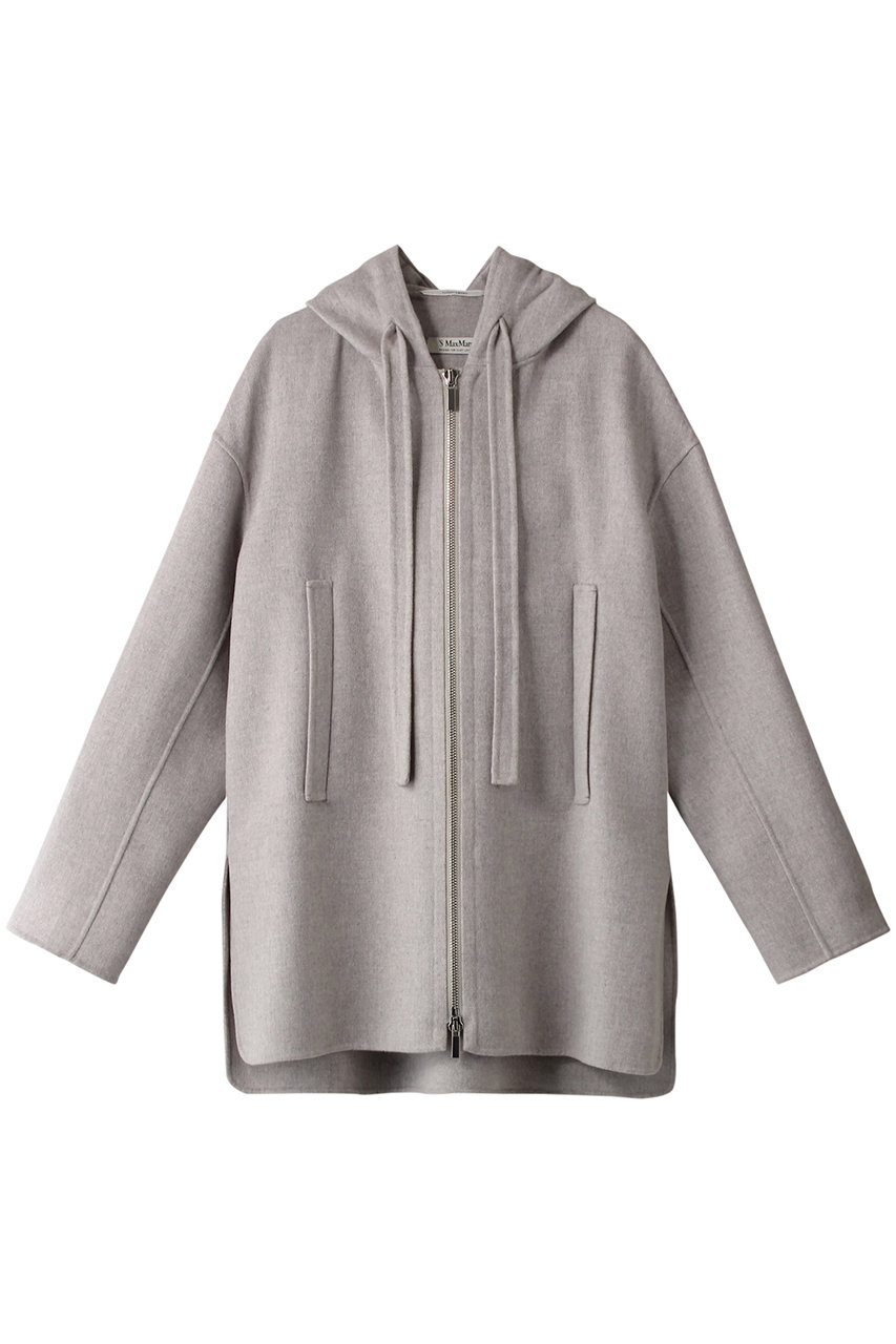 Weekend Max Mara ウィークエンド マックスマーラ 【'S MAX MARA】HOODIEジップフーディー ライトグレー