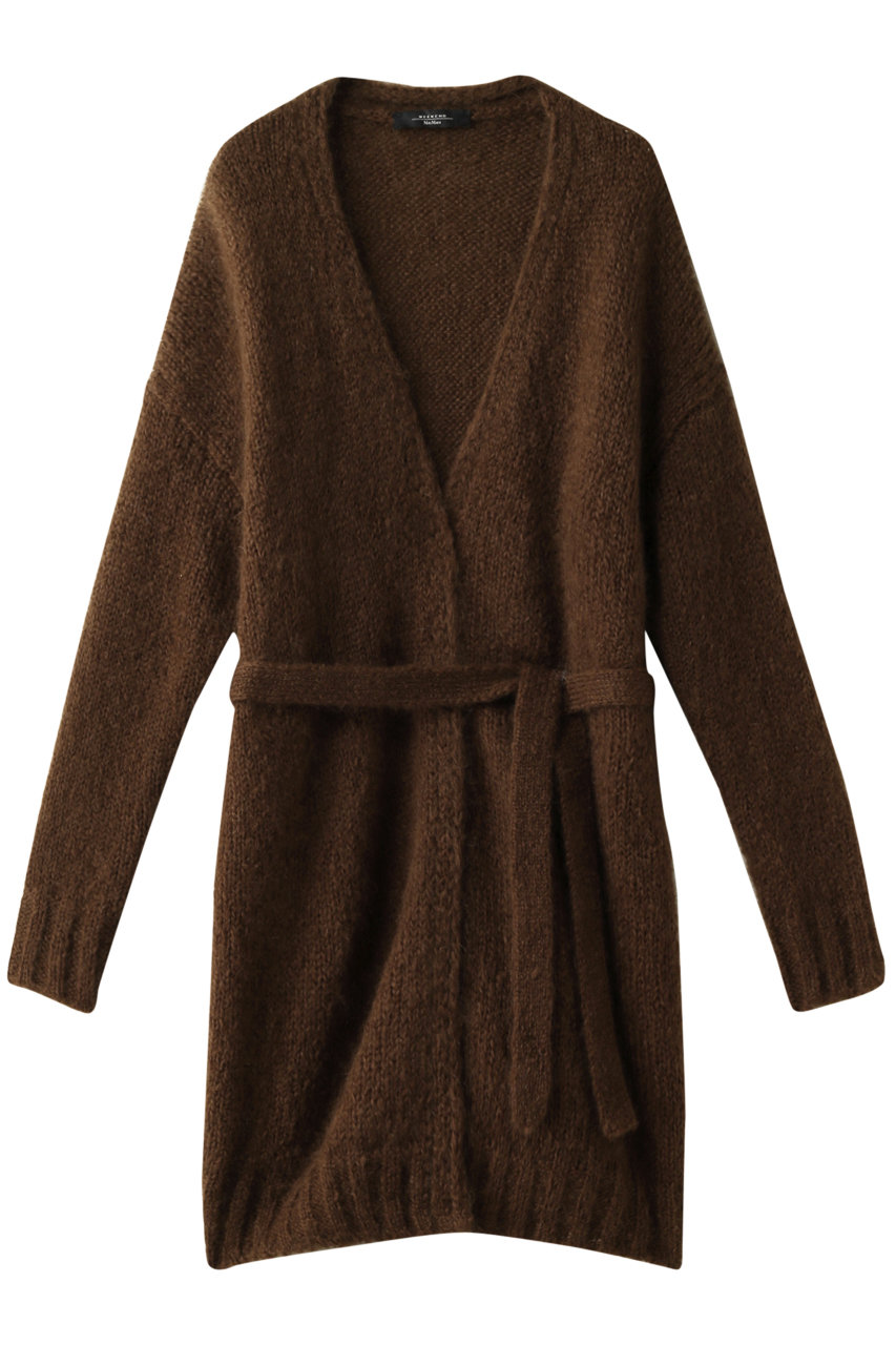 SALE 【30%OFF】 Weekend Max Mara ウィークエンド マックスマーラ ニットジャケットコート タバコ