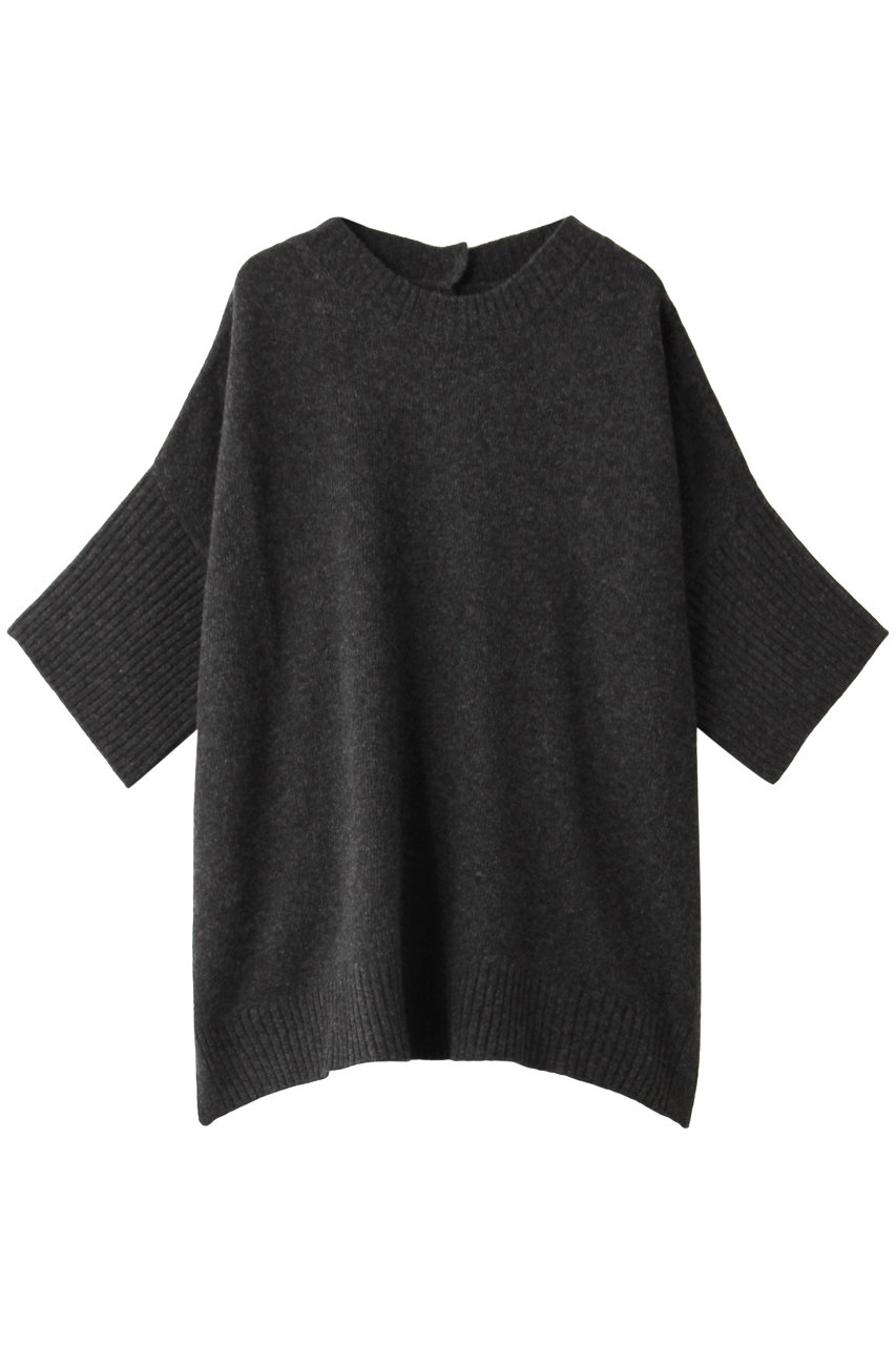 SALE 【30%OFF】 Weekend Max Mara ウィークエンド マックスマーラ バックボタンウールニットセーター ダークグレー