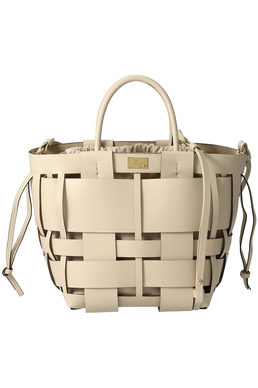 WOVEN MIDI SHOPPER