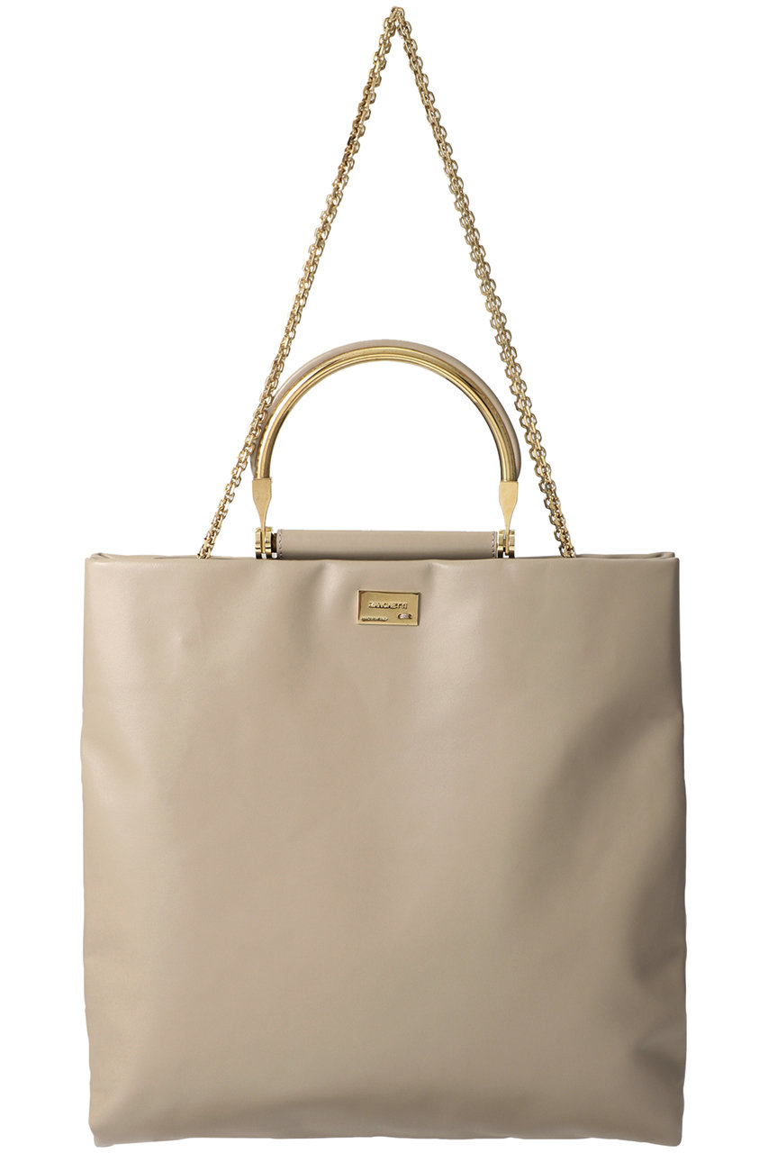 ZANCHETTI CHAIN SHOPPER HANDLE (ウォームトープ, F) ザンケッティ ELLE SHOP