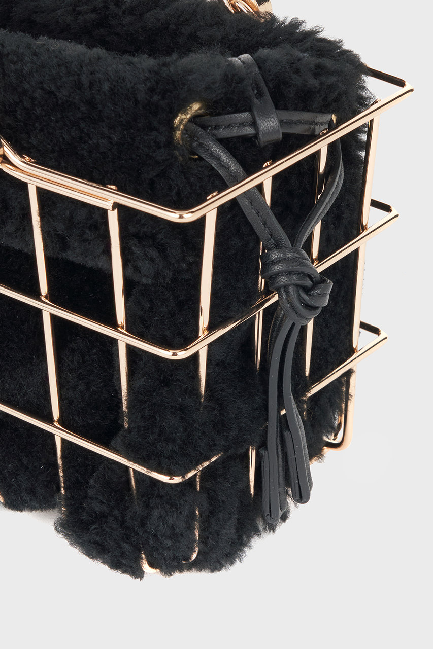バッグ ZANCHETTI MARKET BAG(SHEEPSKIN) ZANCHETTI(ザンケッティ)｜MARKET BAG(SHEEPSKIN)/ブラック の
