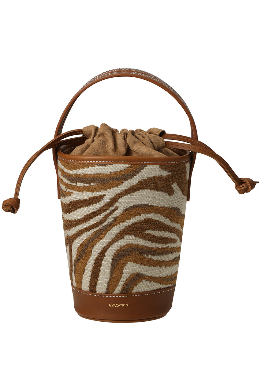 ア ヴァケーション/A VACATIONのBONBON バケツバッグ(ゼブラ/26SS-A118-00-09)