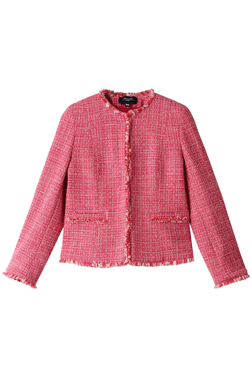 Max Mara(マックスマーラ)|【Weekend Max Mara】SAGRA コットンブレンドツィードジャケット/フューシャ の通販|ELLESHOP・(エル・ショップ) Max Mara(マックスマーラ)|【Weekend Max Mara】SAGRA コットンブレンドツィードジャケット/フューシャ の通販|ELLESHOP・(エル・ショップ)