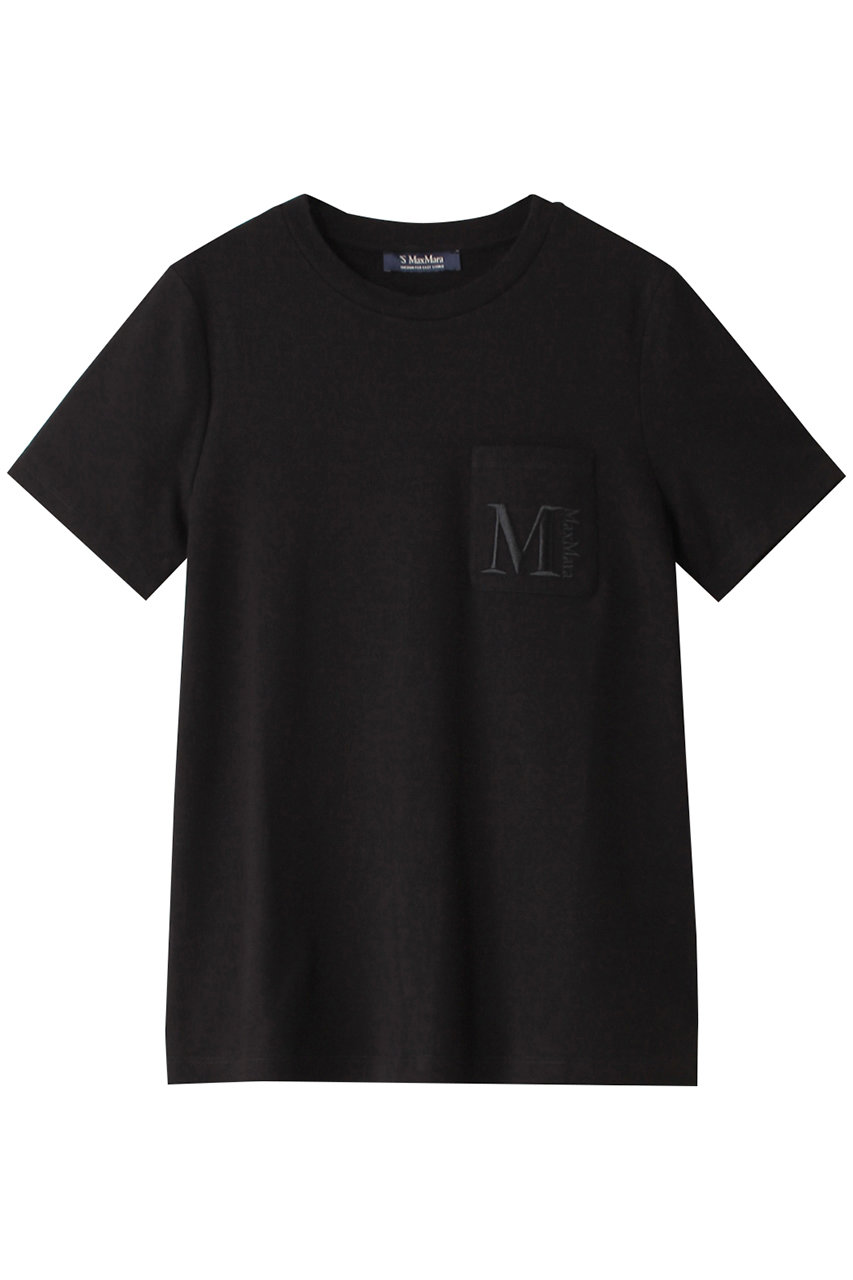 マックスマーラ/Max Maraの【’S Max Mara】MADERA コットンジャージーTシャツ(ブラック/199760141)