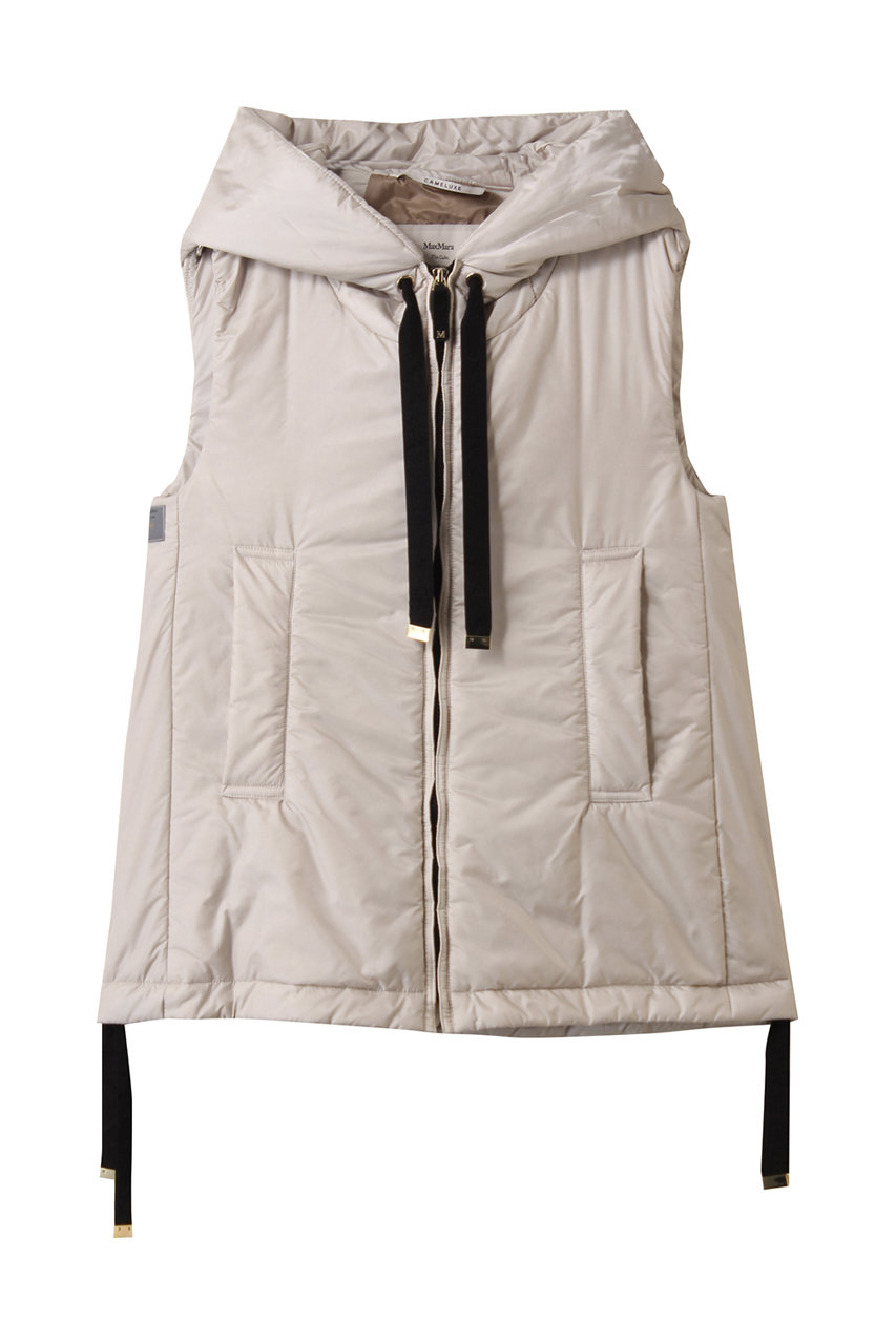 Max Mara 【Max Mara The Cube】GREENGO ノースリーブパファージャケット (ベージュ, 38) マックスマーラ ELLE SHOP Max Mara 【Max Mara The Cube】GREENGO ノースリーブパファージャケット (ベージュ, 38) マックスマーラ ELLE SHOP