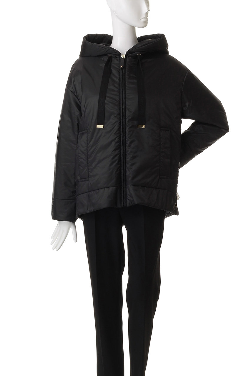 Max Mara☆テクニカルキルティングジレ　ブラック ダリア] テクニカル キルティング ジャケット, kaki | 
