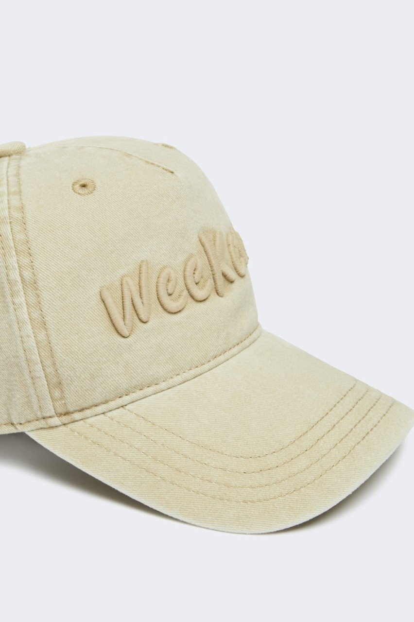 キャップ MAX MARA JEZ RAFIA BASEBALL CAP ジェズ] ラフィア ルック ベースボール キャップ, mustard
