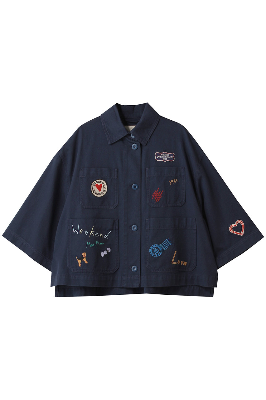 Max Mara 【Weekend Max Mara】ASSUAN ジャケット (ウルトラマリン, 38) マックスマーラ ELLE SHOP Max Mara 【Weekend Max Mara】ASSUAN ジャケット (ウルトラマリン, 38) マックスマーラ ELLE SHOP
