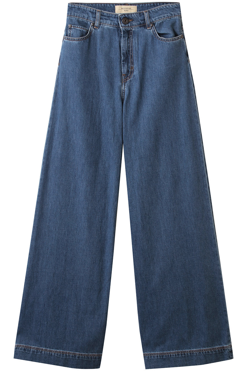 Max Mara 【Weekend Max Mara】VEGA デニムパンツ (ネイビーミディアム, 38) マックスマーラ ELLE SHOP Max Mara 【Weekend Max Mara】VEGA デニムパンツ (ネイビーミディアム, 38) マックスマーラ ELLE SHOP