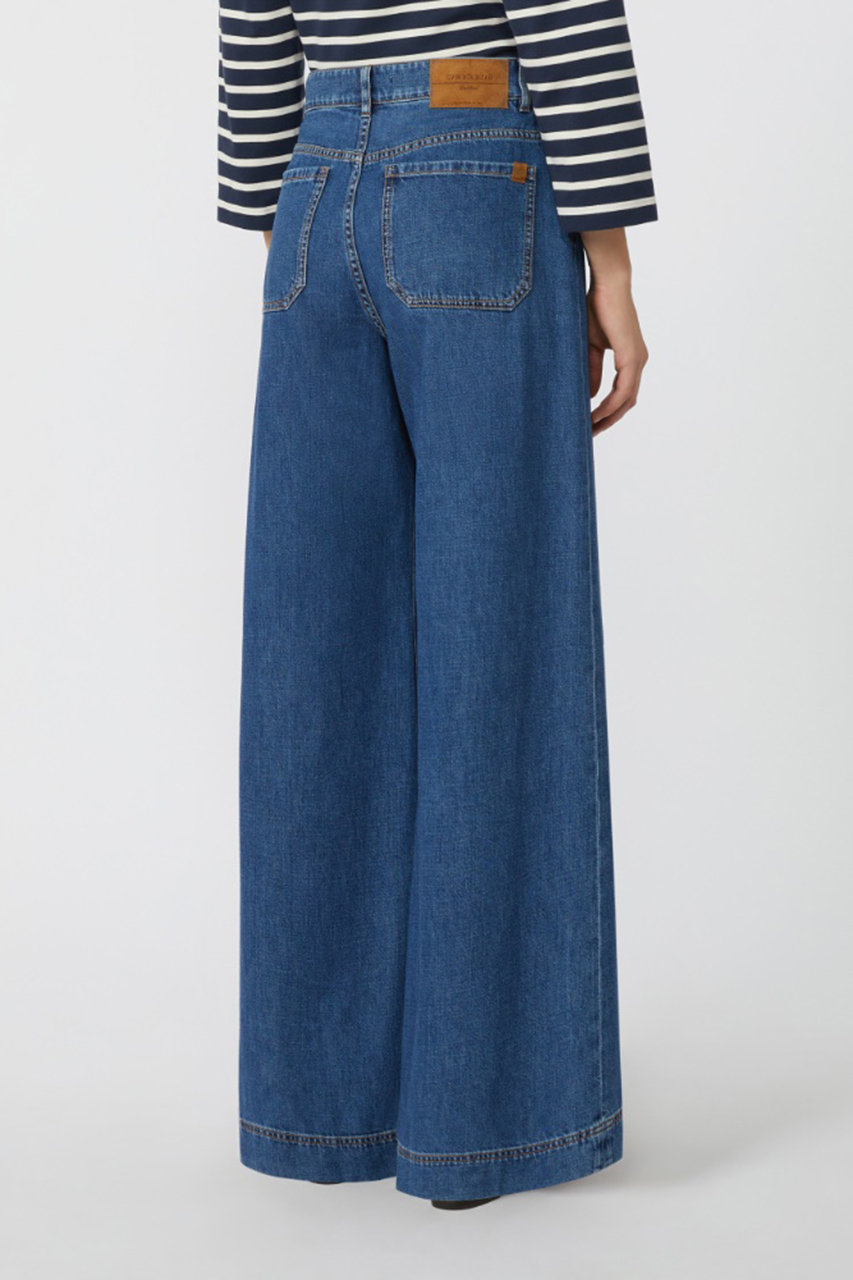 【新品】MaxMara Weekend マックスマーラ ワイドパンツ ネイビー ウィークエンド マックスマーラ Weekend Max Mara WEEKEND MAX MARA