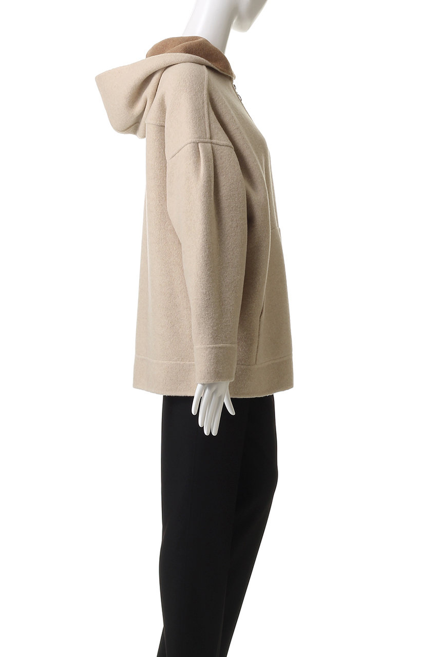 美品✨️マックスマーラ　ノーカラージャケット　総柄　ジップアップ 美品✨️マックスマーラ ノーカラージャケット 総柄 ジップアップ