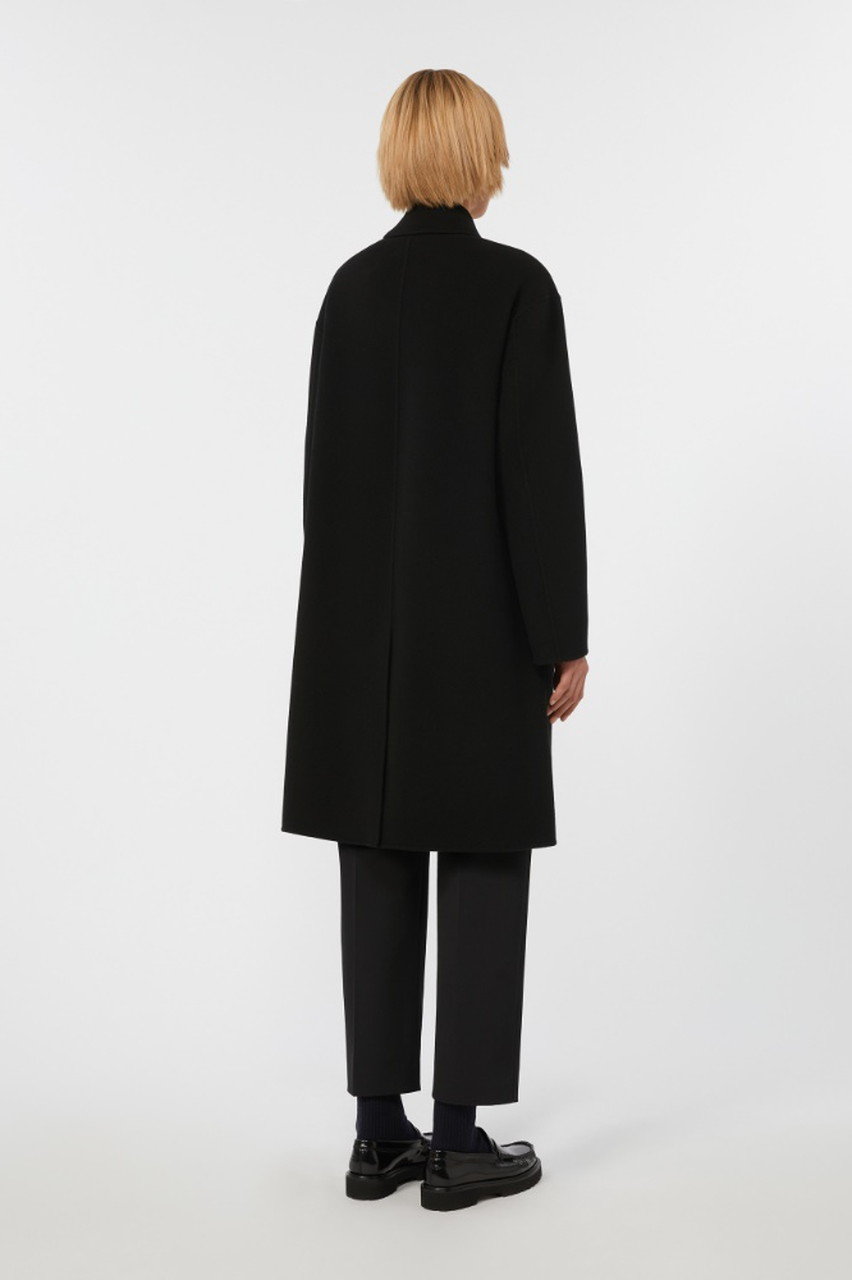 マックスマーラ　MaxMara ロングコート　黒　カシミア混 Max Mara(マックスマーラ)｜【'S Max Mara】RIBES Lana Vergine