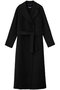 【’S Max Mara】POLDO ウエストLana Vergine  ロングコート マックスマーラ/Max Mara ブラック