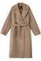 【Weekend Max Mara】RESINAピュア ヴァージンウール ダブルブレスト ロングコート マックスマーラ/Max Mara キャメル