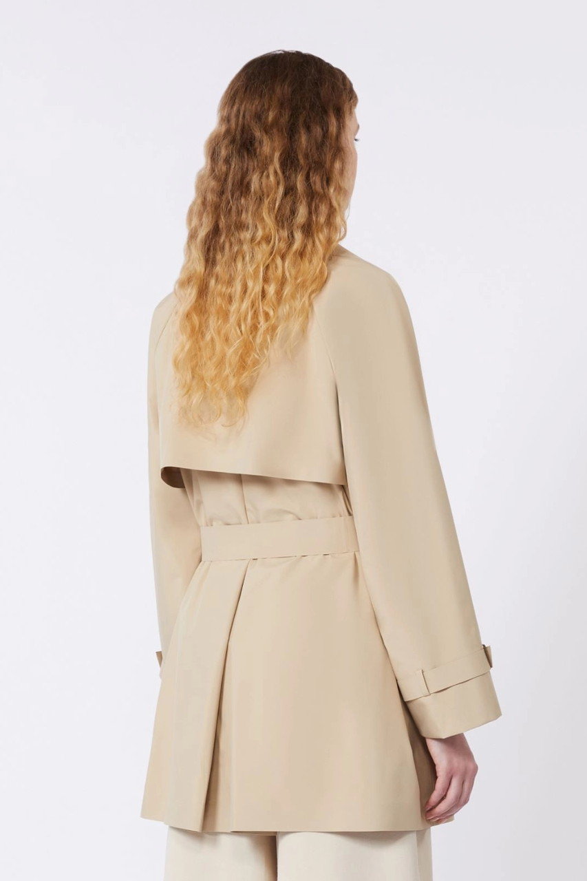 MaxMara ベージュ トレンチコート　ショートコート ビリア] ショート トレンチ コート, mud | Max Mara