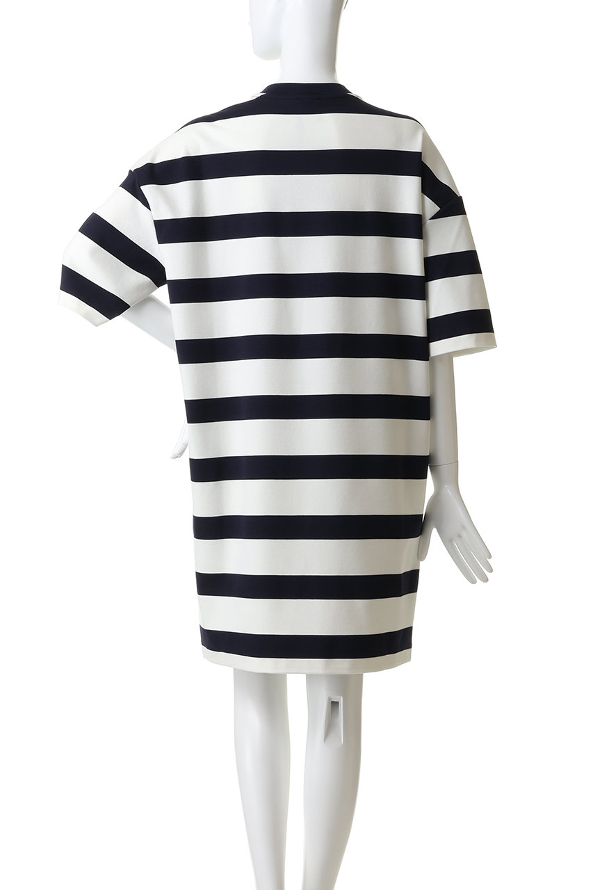 極美品✨Max Mara 白タグ ボーダーワンピース 36 半袖 イタリア製 Max Mara(マックスマーラ)｜【MM】MELA ボーダージャージードレス