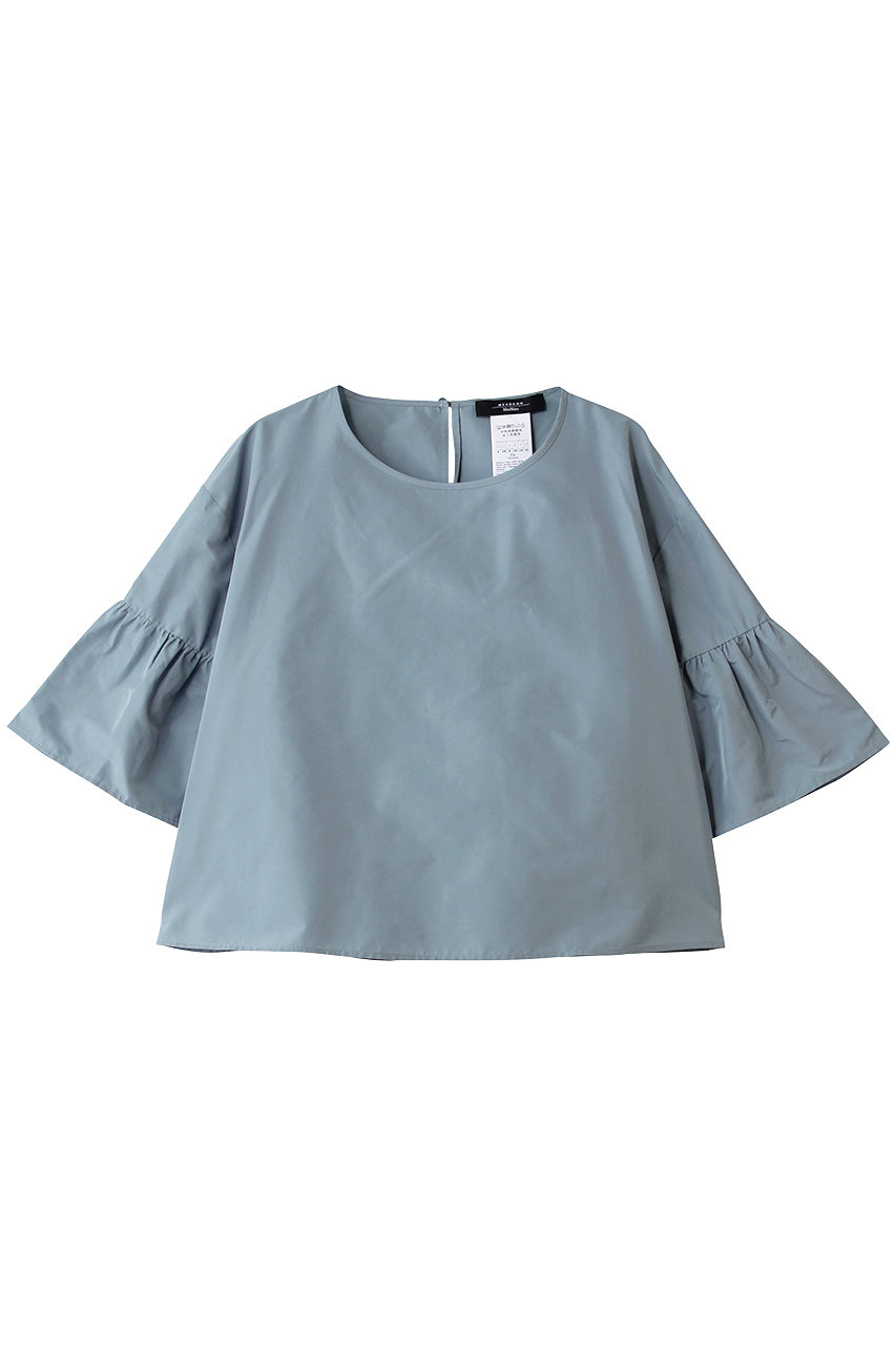 Max Mara 【Weekend Max Mara】BREAK タフタTシャツ (ライトブルー, 40) マックスマーラ ELLE SHOP