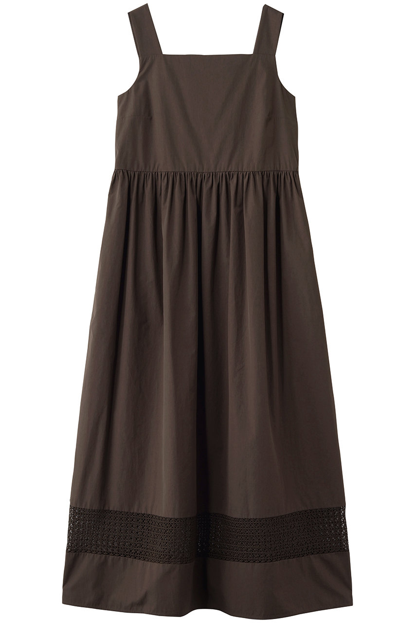 Max Mara 【Weekend Max Mara】GOLA ノースリーブドレス (チョコレート, 38) マックスマーラ ELLE SHOP