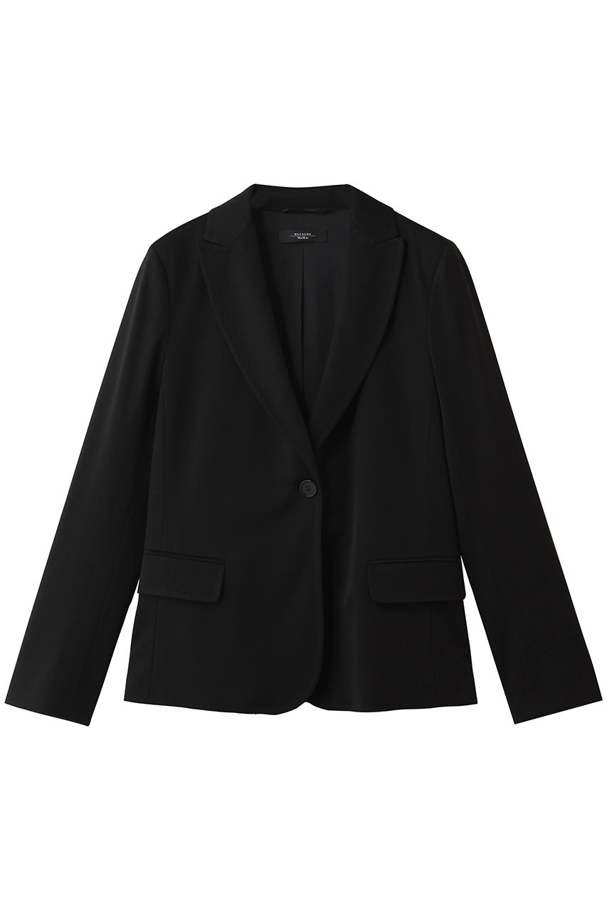 マックスマーラ/Max Maraの【Weekend Max Mara】CARBONE ジャージージャケット(ブラック/2615911012000)