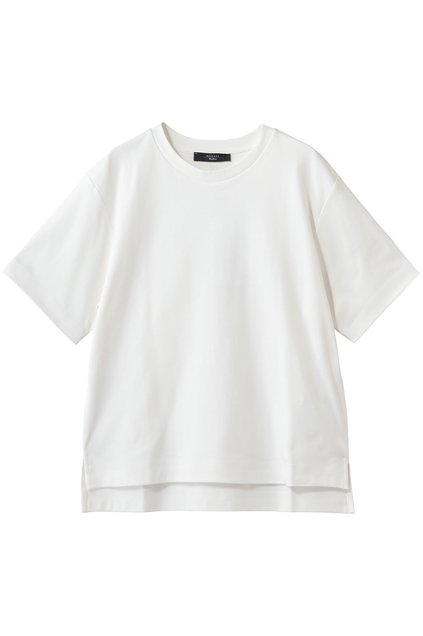 Max Mara 【Weekend Max Mara】MULTID ハーフスリーブTシャツ (ホワイト, M) マックスマーラ ELLE SHOP