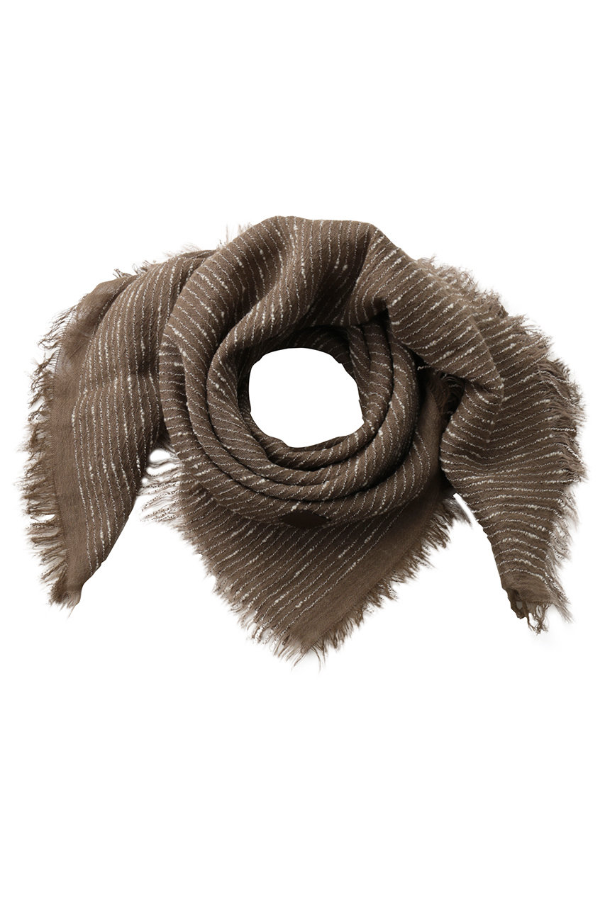 マックスマーラ/Max Maraの【MM】GESSO リネンコットン スクエアスカーフ(ヘーゼルナッツ/2616541018600)