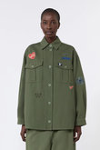 【Weekend Max Mara】RAZZA 刺しゅうパッチジャケット