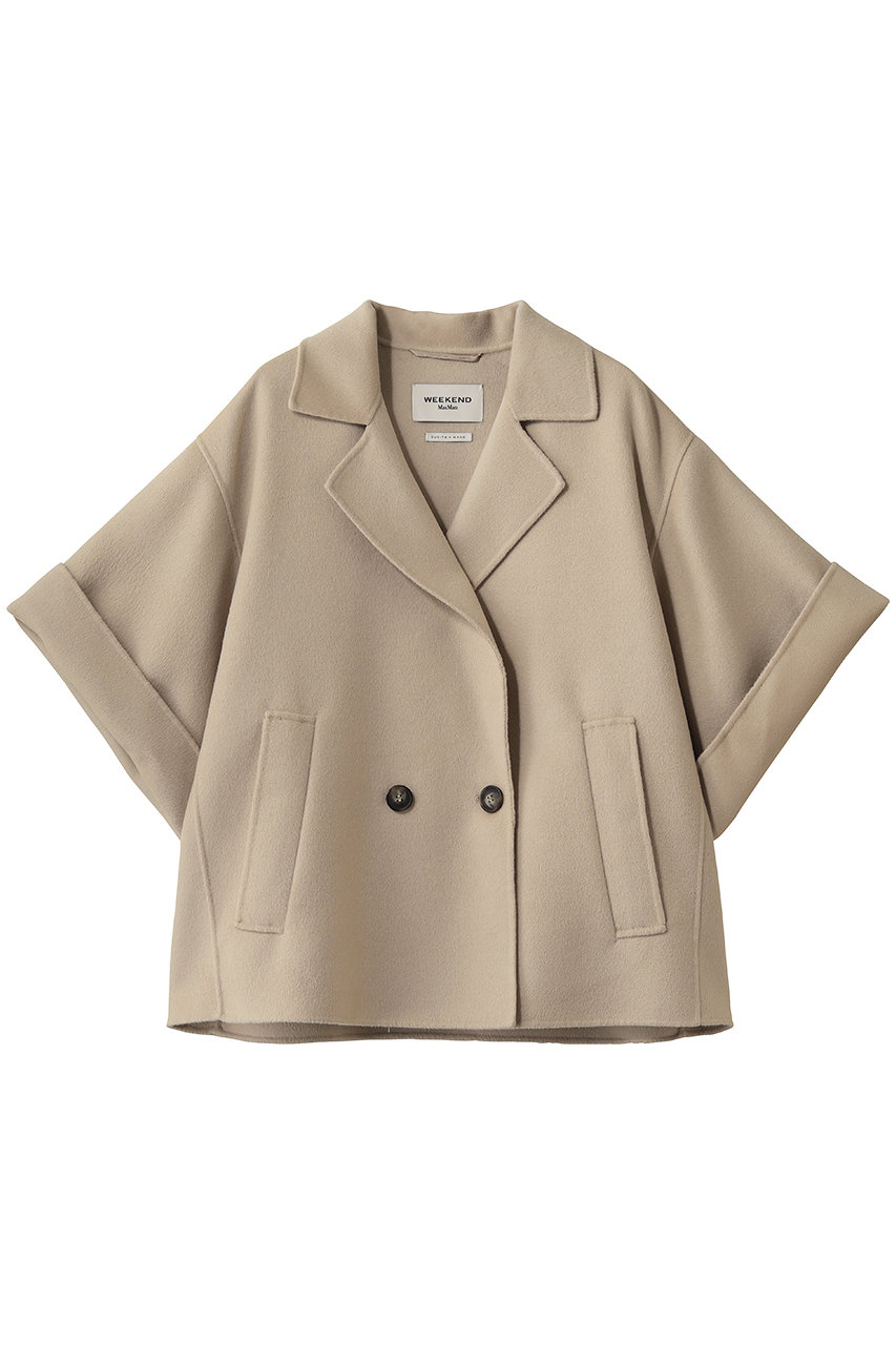 マックスマーラ/Max Maraの【Weekend Max Mara】NEO ヴァージンウールショートコート(サンド/2625086031600)