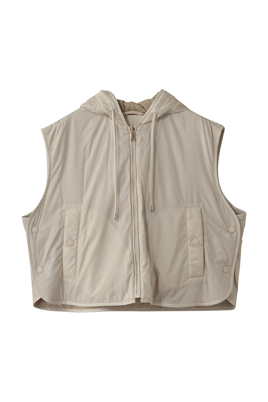 マックスマーラ/Max Maraの【Weekend Max Mara】ACCENNI 高密度ポリエステル はっ水ノースリーブジャケット(アイボリー/2625296011600)