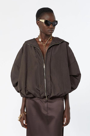 マックスマーラ/Max Maraの【SPORTMAX】RONCHI はっ水 レイン ワッシャーフーディーブルゾン(110900/110902)