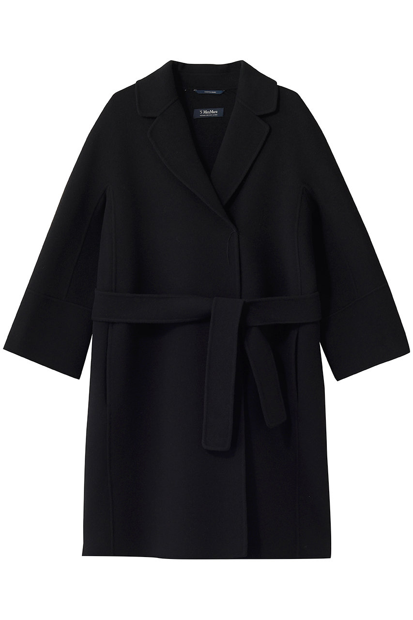 マックスマーラ/Max Maraの【’S Max Mara】ARONA ヴァージンウール ガウンコート(ブラック/2629016091600)