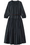 【’S Max Mara】SILVANAコットンポプリン ギャザードレス マックスマーラ/Max Mara ウルトラマリン
