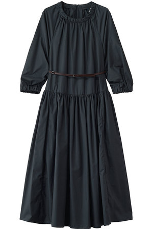 マックスマーラ/Max Maraの【’S Max Mara】SILVANAコットンポプリン ギャザードレス(110500/110503)