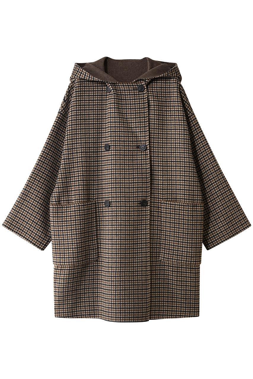 Max Mara 【Weekend Max Mara】BALTA ヴァージンウール チェック コート (チェック, 40) マックスマーラ ELLE SHOP