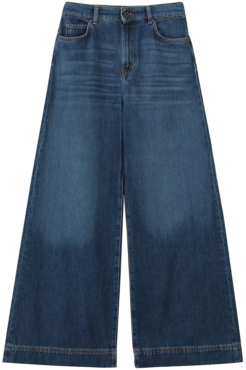 Max Mara 【Weekend Max Mara】CIRO デニムパンツ (ネイビーミディアム, 38) マックスマーラ ELLE SHOP