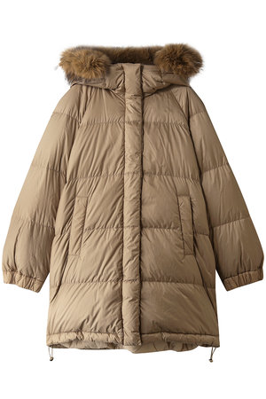 マックスマーラ/Max Maraの【Weekend Max Mara】ANFORA フェイクファーフーディー キルティング ダウンコート(110900/110906)