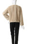 【Max Mara Studio】PALCHI フェイクファーノーカラージャケット マックスマーラ/Max Mara