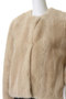 【Max Mara Studio】PALCHI フェイクファーノーカラージャケット マックスマーラ/Max Mara