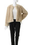 【Max Mara Studio】PALCHI フェイクファーノーカラージャケット マックスマーラ/Max Mara
