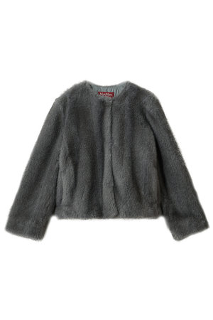 マックスマーラ/Max Maraの【Max Mara Studio】PALCHI フェイクファーノーカラージャケット(110800/110804)