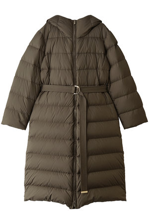 マックスマーラ/Max Maraの【Max Mara Studio】CANNETI マットポリエステル ベルト付き はっ水フーディーダウンコート(110900/110903)