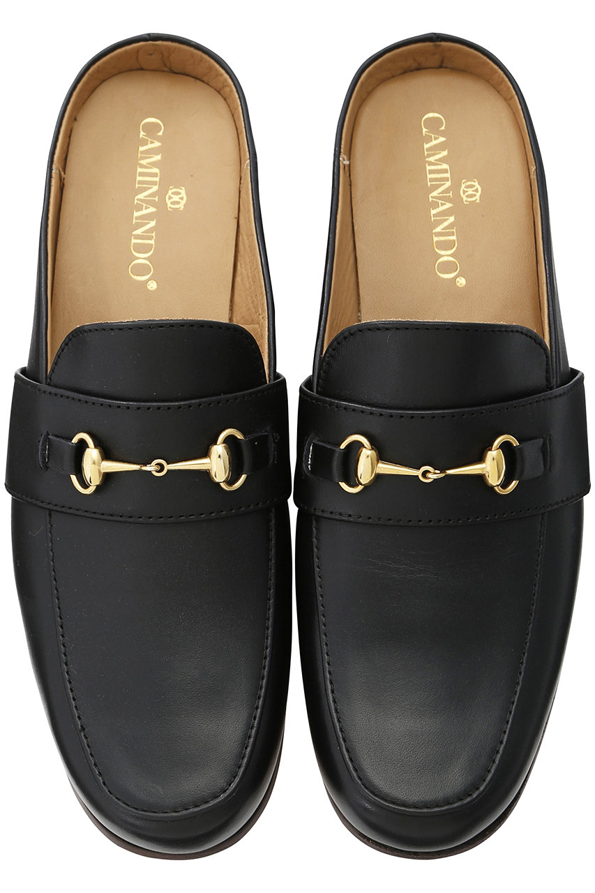 SALE 【40%OFF】 CAMINANDO カミナンド ビットスリッパ ブラック