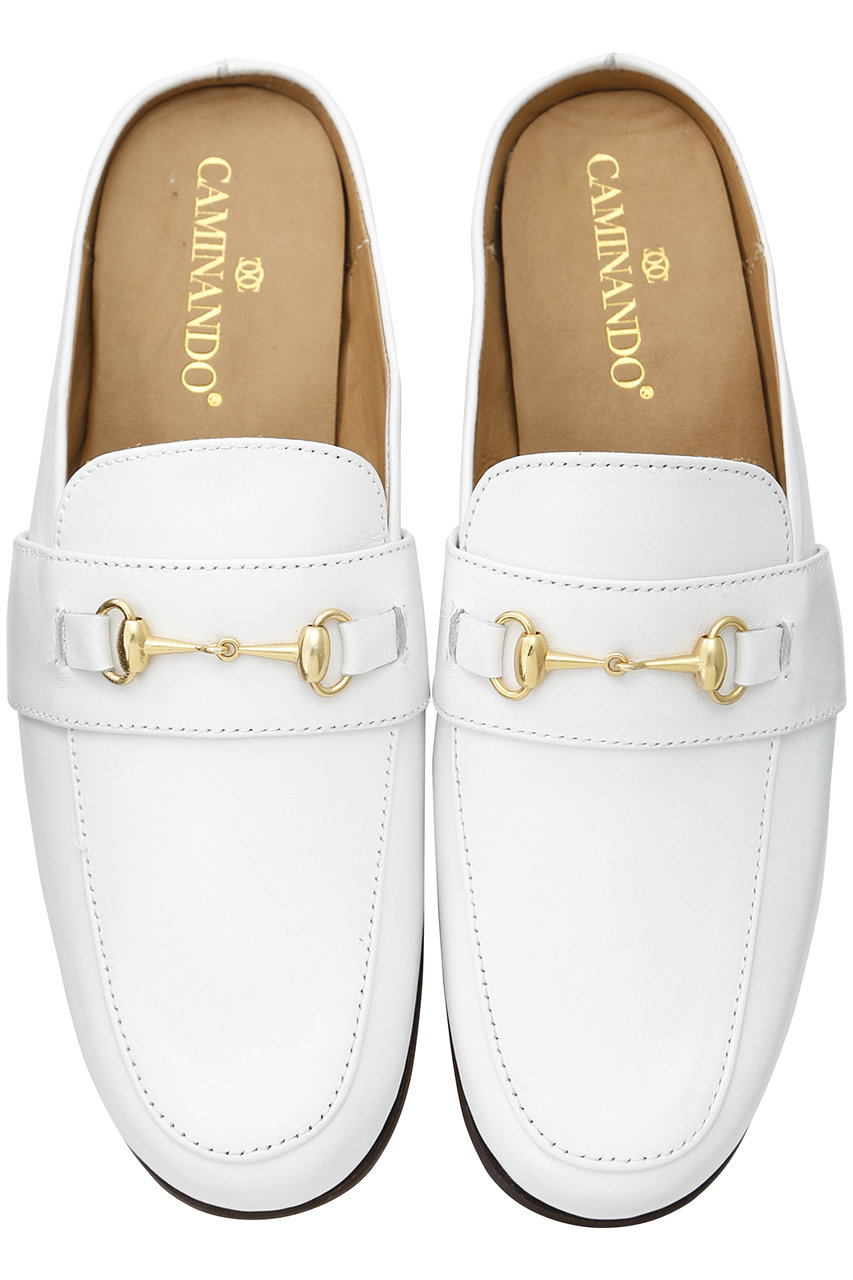 SALE 【40%OFF】 CAMINANDO カミナンド ビットスリッパ ホワイト