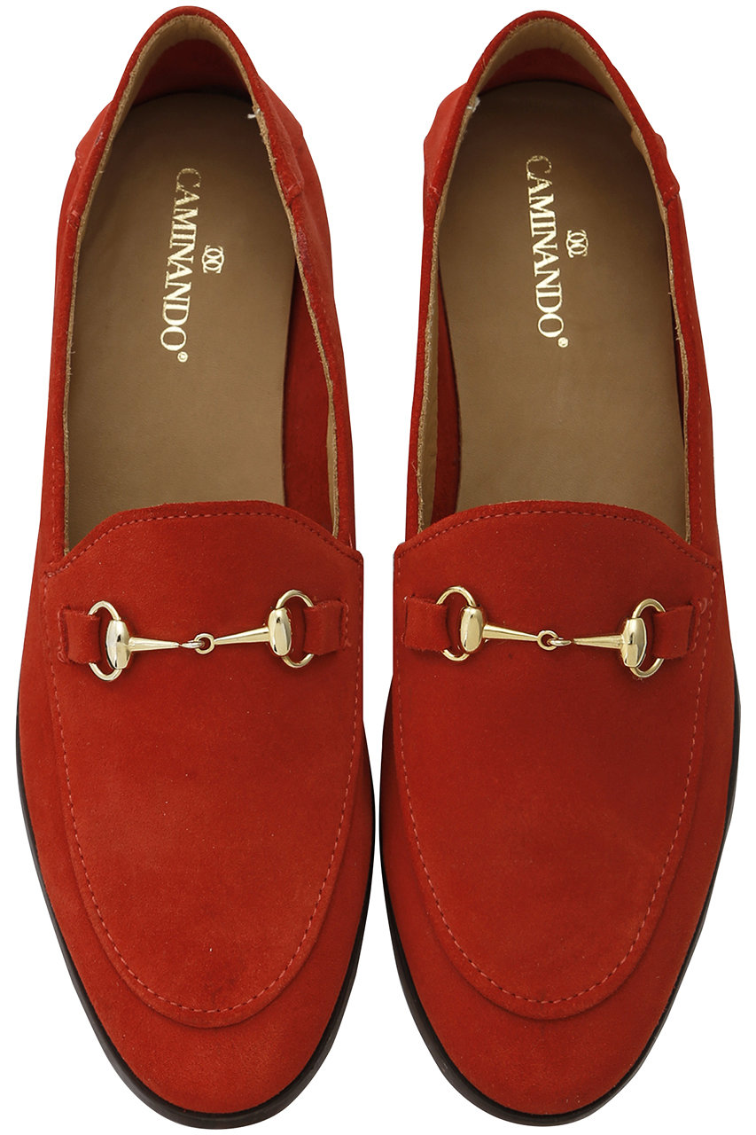 SALE 【40%OFF】 CAMINANDO カミナンド ビット2wayスリッポンシューズ スエードレッド