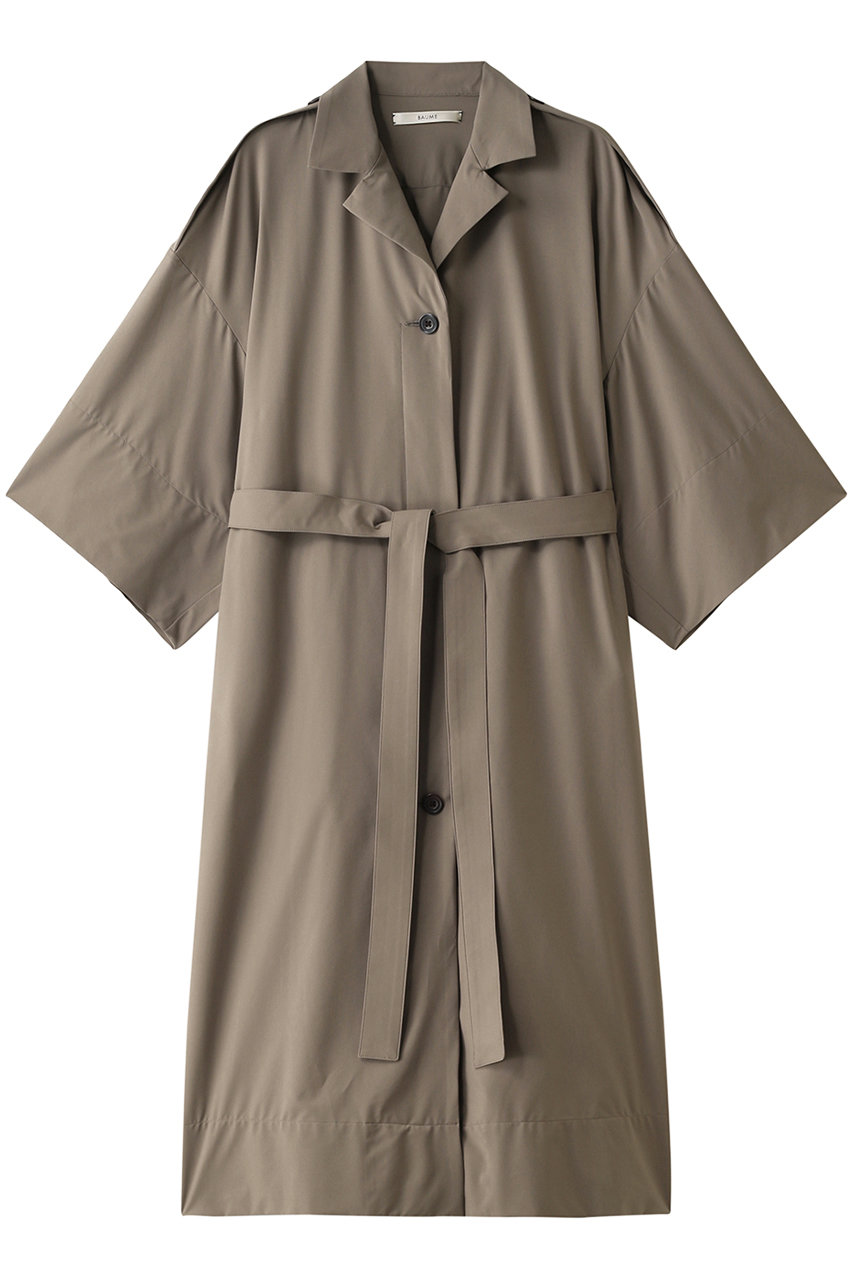 SALE 【50%OFF】 BAUME ボーメ オーバーサイズオープンカラーシャツドレス トープ